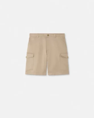 Gabardine Cargo Shorts
