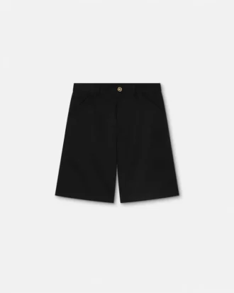 Gabardine Cargo Shorts