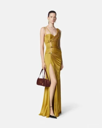 Gathered Flowy Gown
