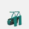 Gianni Ribbon Embellished Satin Sandals 140 mm Gianni Ribbon Embellished Satin Sandals 140 mm