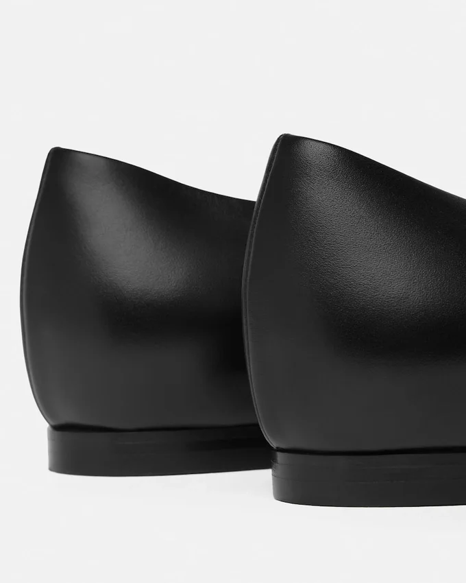 Gianni Ribbon Leather Ballerinas Gianni Ribbon Leather Ballerinas
