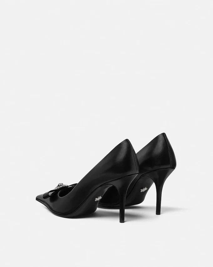 Gianni Ribbon Leather Pumps 85 mm Gianni Ribbon Leather Pumps 85 mm