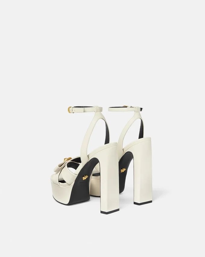 Gianni Ribbon Leather Sandals 140 mm Gianni Ribbon Leather Sandals 140 mm