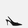 Gianni Ribbon Leather Slingbacks 85 mm Gianni Ribbon Leather Slingbacks 85 mm