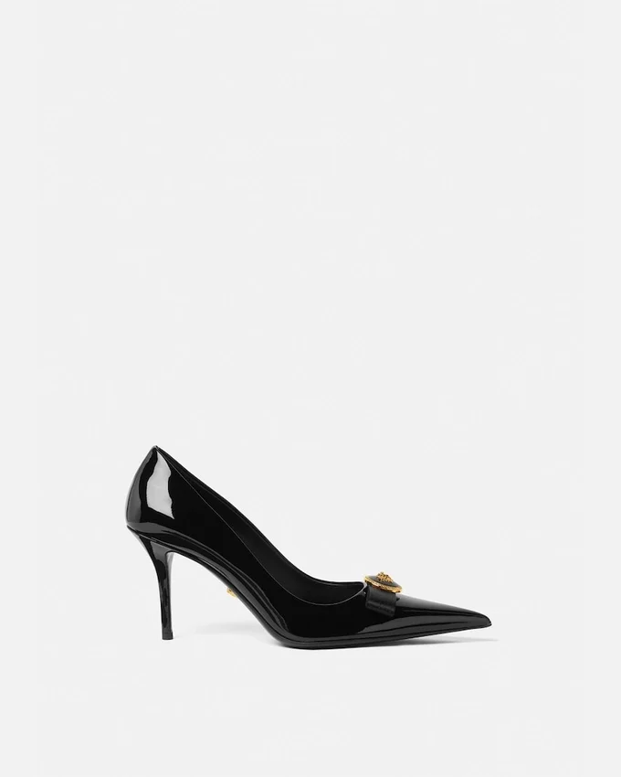 Gianni Ribbon Patent Pumps 85 mm Gianni Ribbon Patent Pumps 85 mm