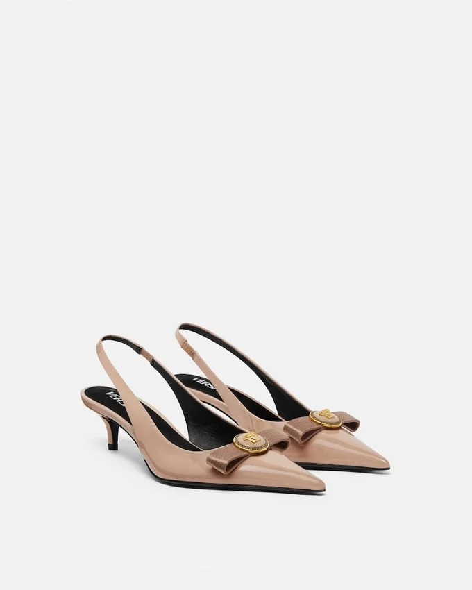 Gianni Ribbon Patent Slingbacks 45 mm Gianni Ribbon Patent Slingbacks 45 mm