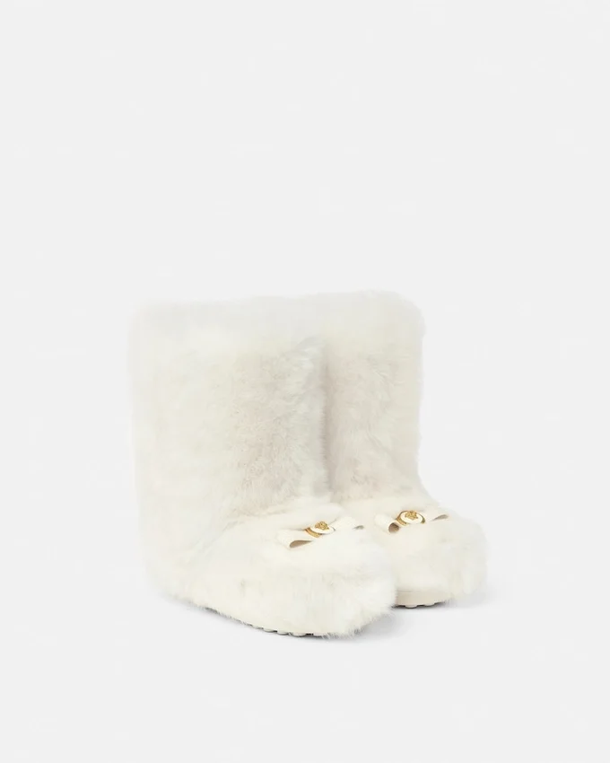 Gianni Ribbon Shearling Boots Gianni Ribbon Shearling Boots