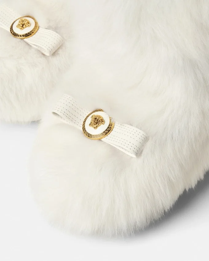 Gianni Ribbon Shearling Boots Gianni Ribbon Shearling Boots