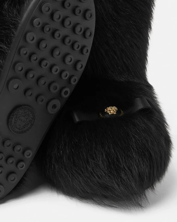 Gianni Ribbon Shearling Boots Gianni Ribbon Shearling Boots