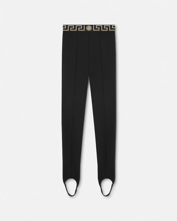Greca Border Gym Stirrup Leggings Greca Border Gym Stirrup Leggings