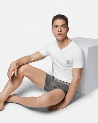 Greca Border Long Trunks 2-Pack