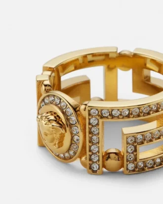 Greca Crystal Ring