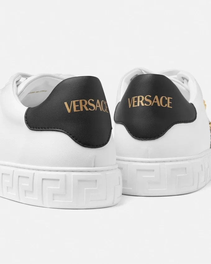 Greca Embellished Nylon Sneakers Greca Embellished Nylon Sneakers
