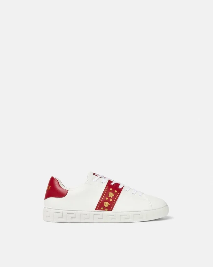 Greca Embellished Sneakers Greca Embellished Sneakers