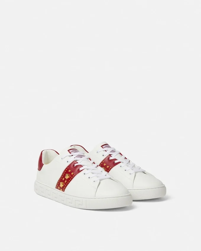 Greca Embellished Sneakers Greca Embellished Sneakers