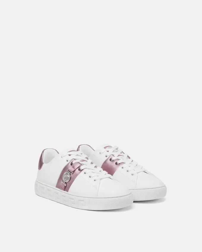 Greca Embellished Sneakers Greca Embellished Sneakers
