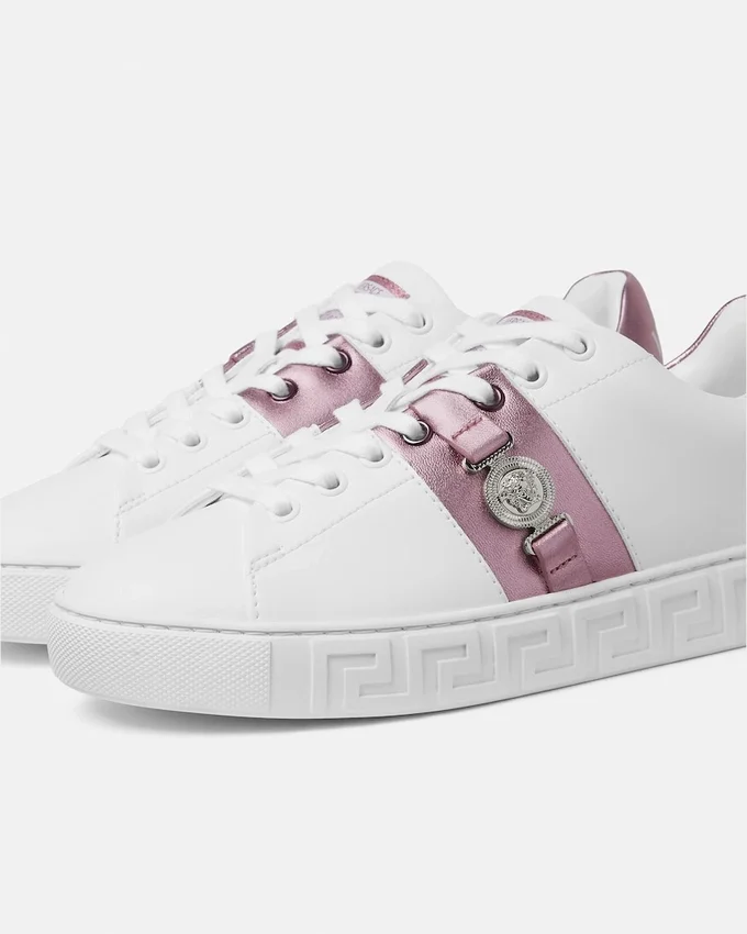 Greca Embellished Sneakers Greca Embellished Sneakers