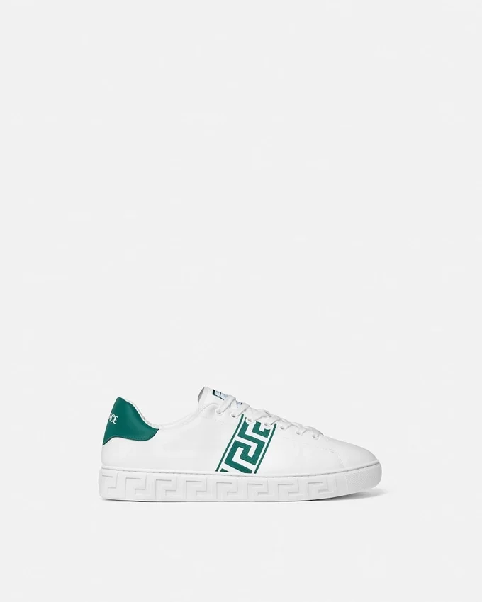 Greca Embroidered Nylon Sneakers Greca Embroidered Nylon Sneakers