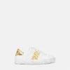 Greca Embroidered Nylon Sneakers