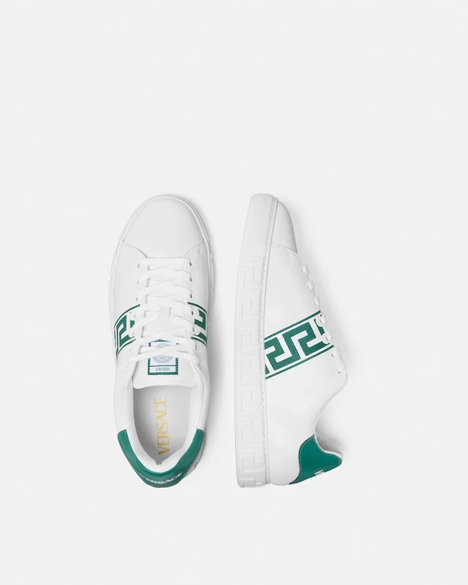 Greca Embroidered Nylon Sneakers Greca Embroidered Nylon Sneakers