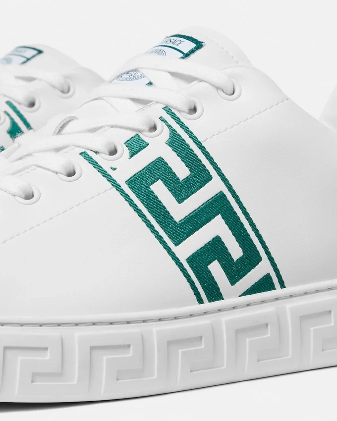 Greca Embroidered Nylon Sneakers Greca Embroidered Nylon Sneakers