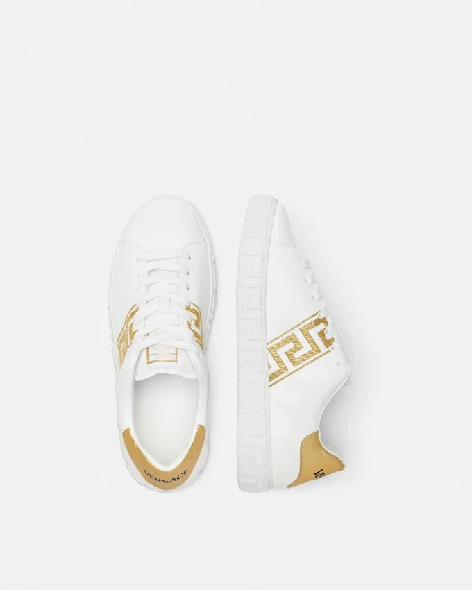 Greca Embroidered Nylon Sneakers Greca Embroidered Nylon Sneakers