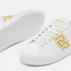 Greca Embroidered Nylon Sneakers