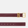 Greca Goddess Leather Belt 3 cm