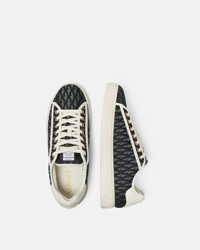 Greca Jacquard Canvas Sneakers Greca Jacquard Canvas Sneakers