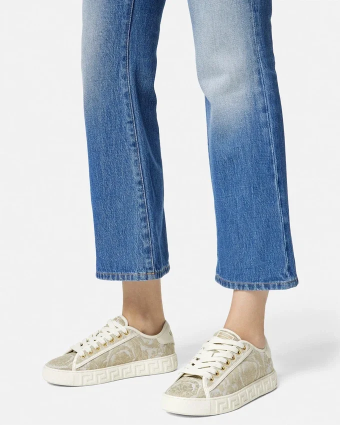 Greca Jacquard Canvas Sneakers Greca Jacquard Canvas Sneakers