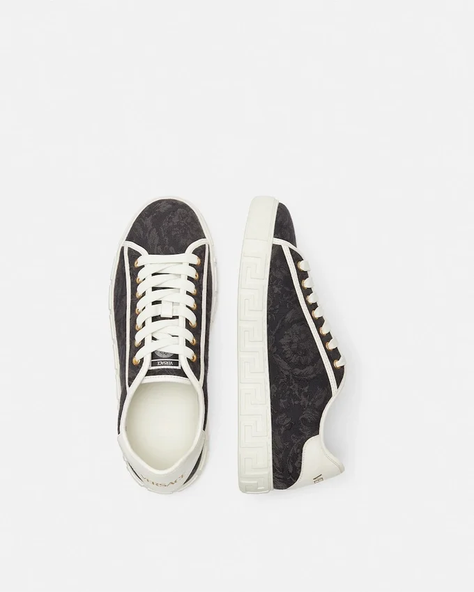 Greca Jacquard Canvas Sneakers Greca Jacquard Canvas Sneakers