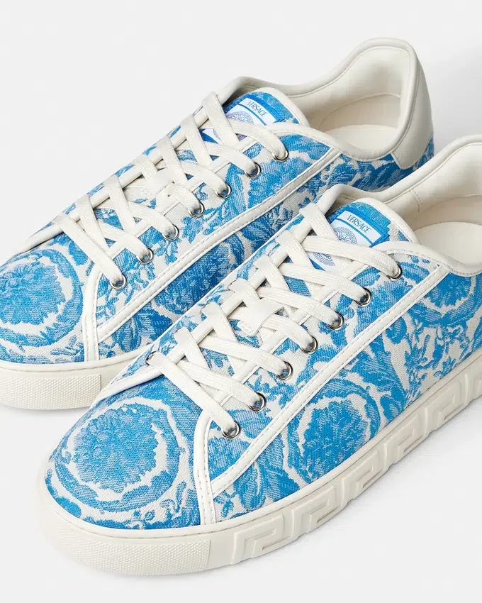 Greca Jacquard Canvas Sneakers Greca Jacquard Canvas Sneakers