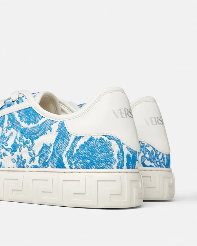 Greca Jacquard Canvas Sneakers Greca Jacquard Canvas Sneakers