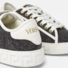 Greca Jacquard Canvas Sneakers