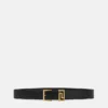 Greca Leather Belt 3 cm