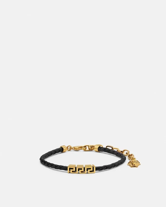 Greca Leather Bracelet Greca Leather Bracelet