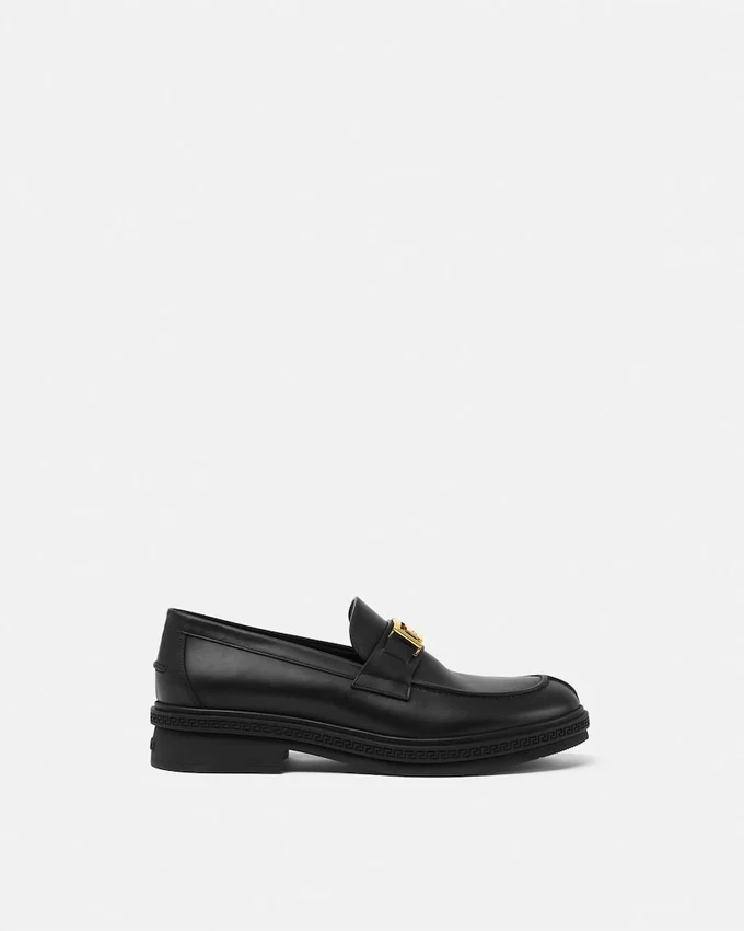 Greca Leather Loafers Greca Leather Loafers