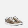 Greca Lizard-Effect Sneakers