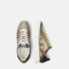 Greca Lizard-Effect Sneakers