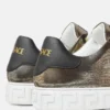 Greca Lizard-Effect Sneakers