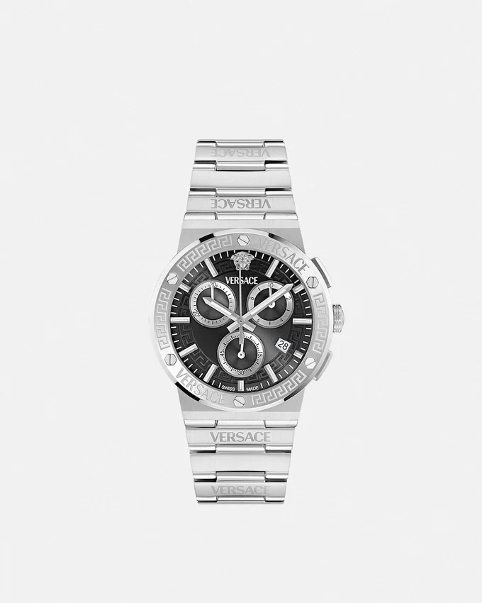 Greca Logo Chrono Watch Greca Logo Chrono Watch