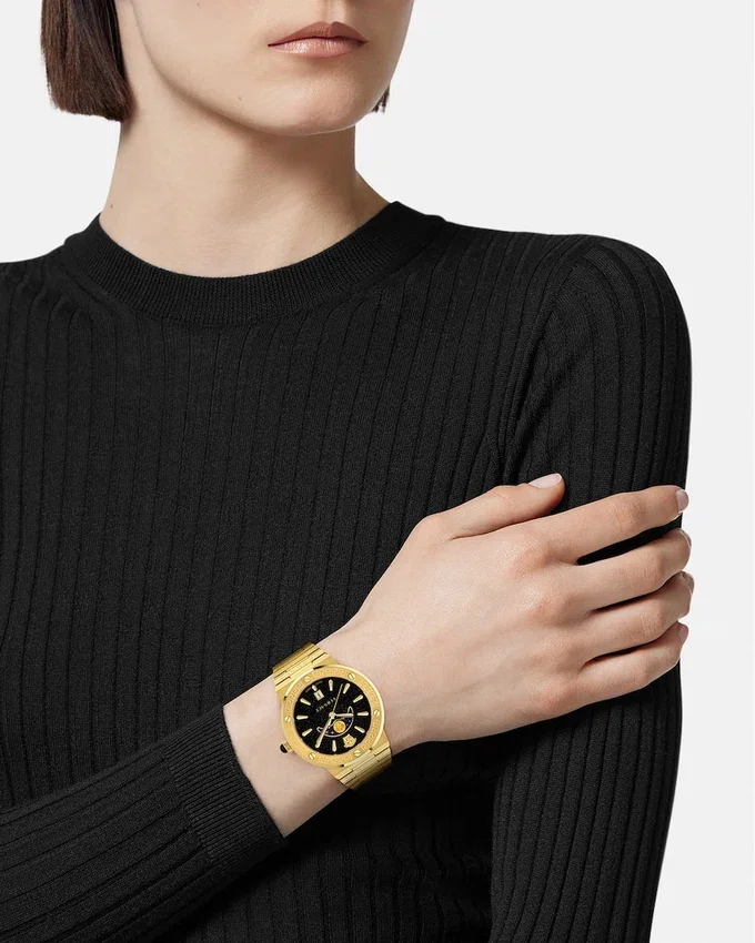 Greca Logo Moonphase Watch Greca Logo Moonphase Watch