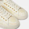 Greca Printed Canvas Sneakers