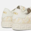 Greca Printed Canvas Sneakers