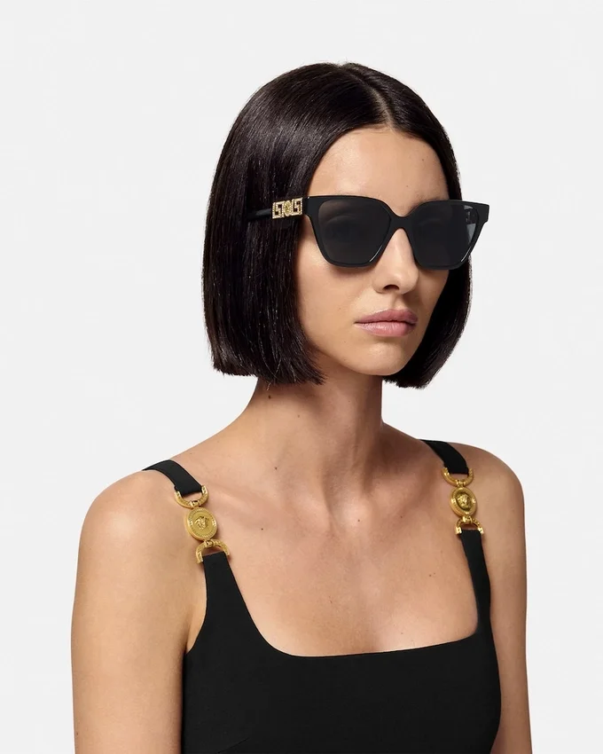 Greca Strass Butterfly Sunglasses Greca Strass Butterfly Sunglasses