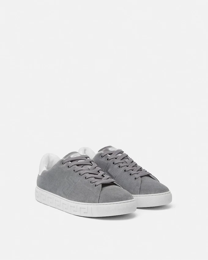 Greca Suede Sneakers Greca Suede Sneakers
