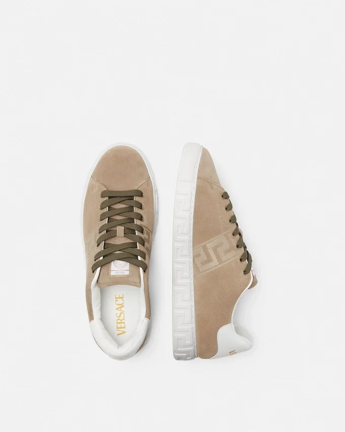 Greca Suede Sneakers Greca Suede Sneakers