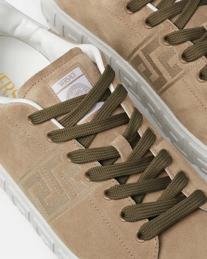 Greca Suede Sneakers Greca Suede Sneakers