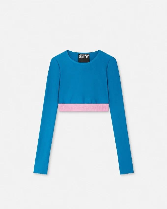 Institutional Logo Crop Top Institutional Logo Crop Top