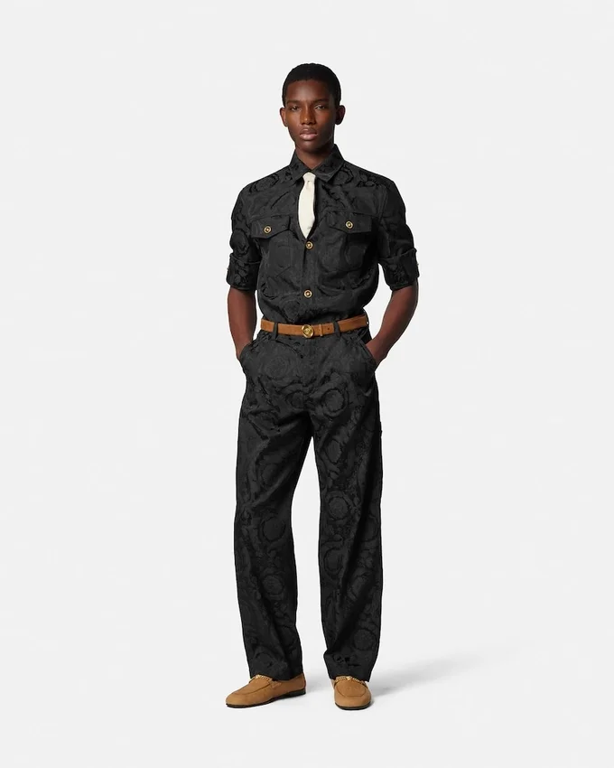 Jacquard Cotton Carpenter Pants Jacquard Cotton Carpenter Pants